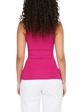 Top Only Léa Basic Rosa pour Femme