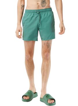 Slip de bain Lacoste Basic Vert pour Homme