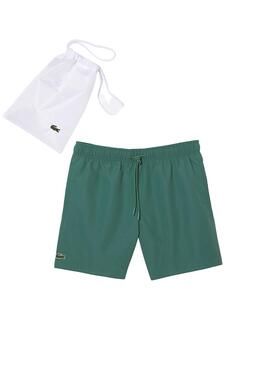 Slip de bain Lacoste Basic Vert pour Homme