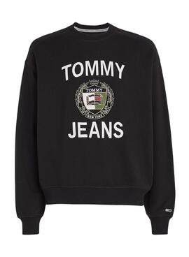 Sweat Tommy Jeans Boxy Luxy Noire Homme