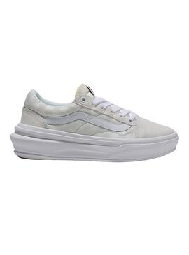 Baskets Vans Old Skool Overt Blanc Femme