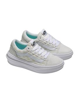 Baskets Vans Old Skool Overt Blanc Femme