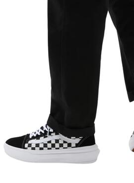 Baskets Vans Old Skool Checkerboard Noire Femme