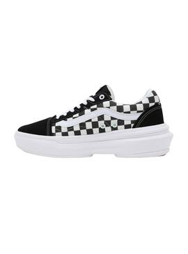 Baskets Vans Old Skool Checkerboard Noire Femme