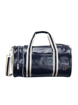 Sac à main Fred Perry Classic Barrel Azul