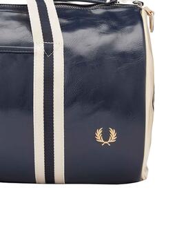 Sac à main Fred Perry Classic Barrel Azul