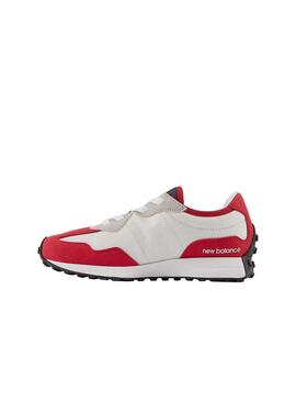 Baskets New Balance 327 Rouge et Bleu Bleu Marine Garçon