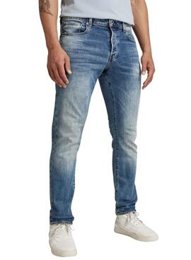 Jeans G Star 3301 Regular Tapered  Bleu