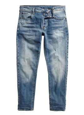 Jeans G Star 3301 Regular Tapered  Bleu