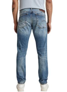 Jeans G Star 3301 Regular Tapered  Bleu