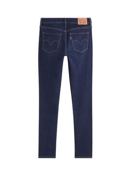 Pantalon Levis 311 Shapping Skinny Bleu Marine Femme