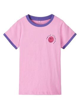 T-Shirt Name It Vilea Rouge pour Fille