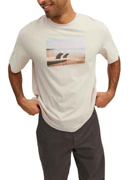 T-Shirt Jack & Jones Copenhagen Rayon de lune Homme