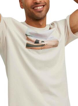 T-Shirt Jack & Jones Copenhagen Rayon de lune Homme