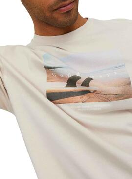 T-Shirt Jack & Jones Copenhagen Rayon de lune Homme