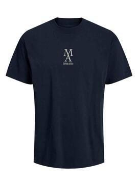 T-Shirt Jack & Jones Bluspencer Bleu Marine Homme
