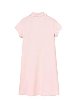 Robe Lacoste Polo Rosa Fille