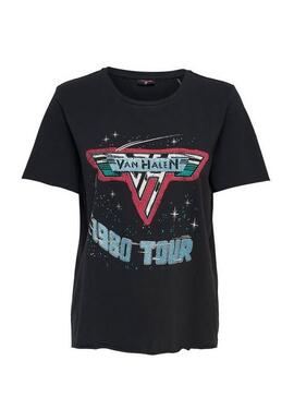 T-Shirt Only Van Halen Negra