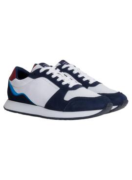 Baskets Tommy Hilfiger Runner Evo Blanc Homme