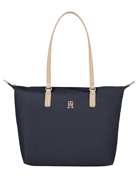 Sac à main Tommy Jeans Poppy Tote Bleu Marine pour Femme