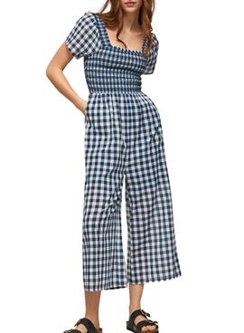 Jumpsuit Largo Pepe Jeans Brucy Bleu Marine pour Femme