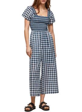 Jumpsuit Largo Pepe Jeans Brucy Bleu Marine pour Femme