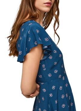 Robe Pepe Jeans Becca Bleu pour Femme