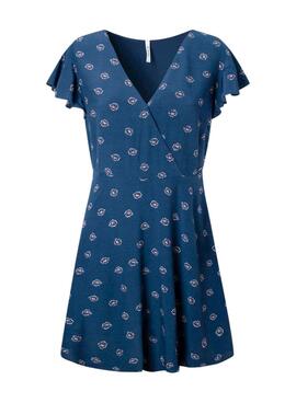 Robe Pepe Jeans Becca Bleu pour Femme