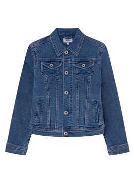 Veste Pepe Jeans New Baie Bleu pour Fille