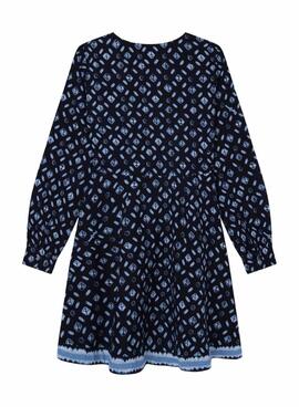 Robe Pepe Jeans Sabine Bleu Marine pour Fille