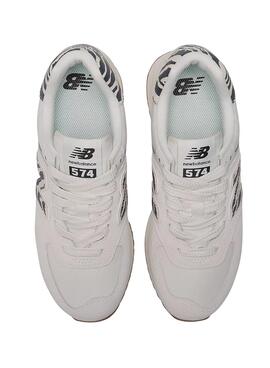 Baskets New Balance 574+ Blanc pour Femme