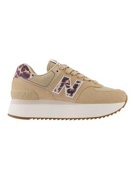 Baskets New Balance 574+ Beige pour Femme