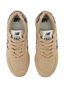 Baskets New Balance 574+ Beige pour Femme