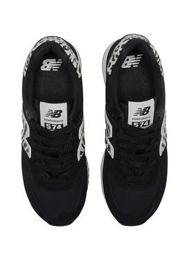 Baskets New Balance 574+ Noire pour Femme