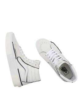 Baskets Vans SK8-Hi Reconstruire Blanc