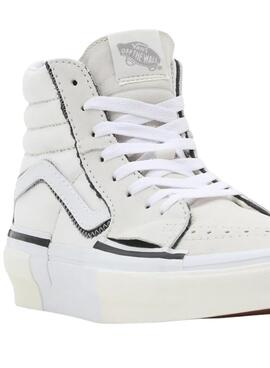 Baskets Vans SK8-Hi Reconstruire Blanc