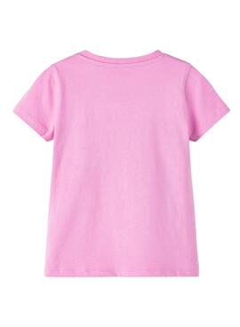 T-Shirt Name It Belinda Rosa pour Fille