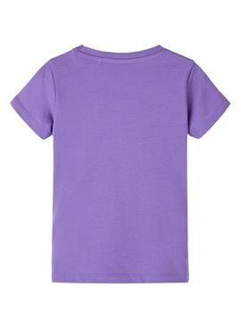 T-Shirt Name It Belinda Morado pour Fille