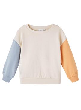 Sweat Name It Visusan Beige pour Fille