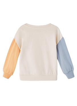 Sweat Name It Visusan Beige pour Fille