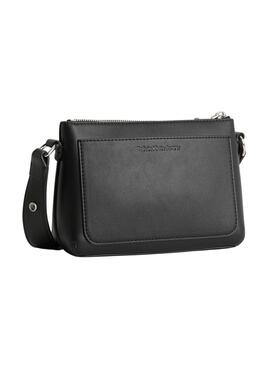 Sac à main Appareil photo Calvin Klein Sculpted Noire Femme