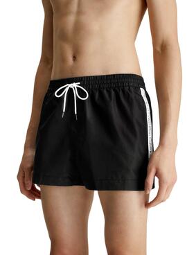 Slip de bain Calvin Klein Short Noire pour Homme