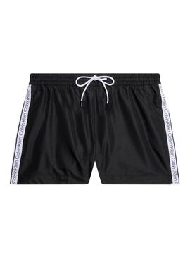 Slip de bain Calvin Klein Short Noire pour Homme