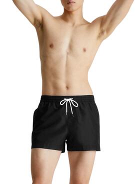 Slip de bain Calvin Klein Short Noire pour Homme