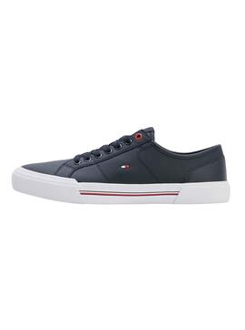 Baskets Tommy Hilfiger Vulc Bleu Marine pour Homme