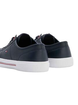 Baskets Tommy Hilfiger Vulc Bleu Marine pour Homme