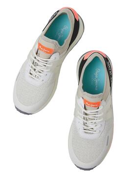 Baskets Pepe Jeans Joytech Blanc pour Femme