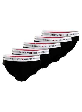 Slip Tommy Hilfiger 5 Pack Noire Homme