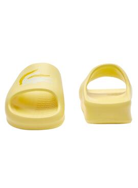 Flip flops Lacoste Serve Slide Jaune pour Femme