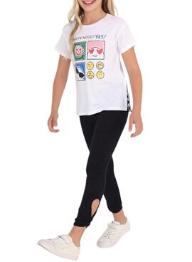 Set Mayoral Leggings Nu Noire pour Fille